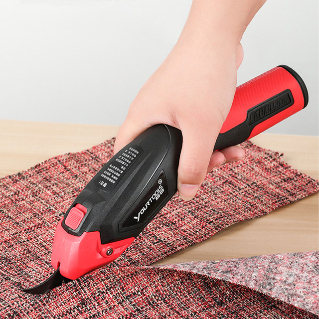 Cordless Electric Scissors USB Rechargeable Cutting Tool For  fabric/Leather/Cloth Sewing Cutting Multipurpose Hand Held Scissors -  AliExpress